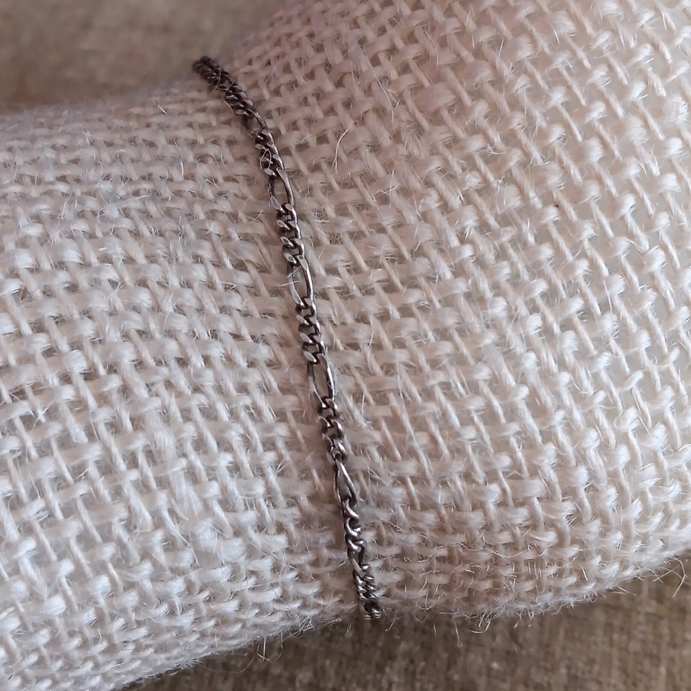 925 Italy Delicate Silver Chain Bracelet